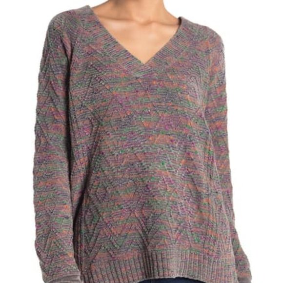 Democracy Sweaters - EUC Democracy Multi-color Chenille Sweater M